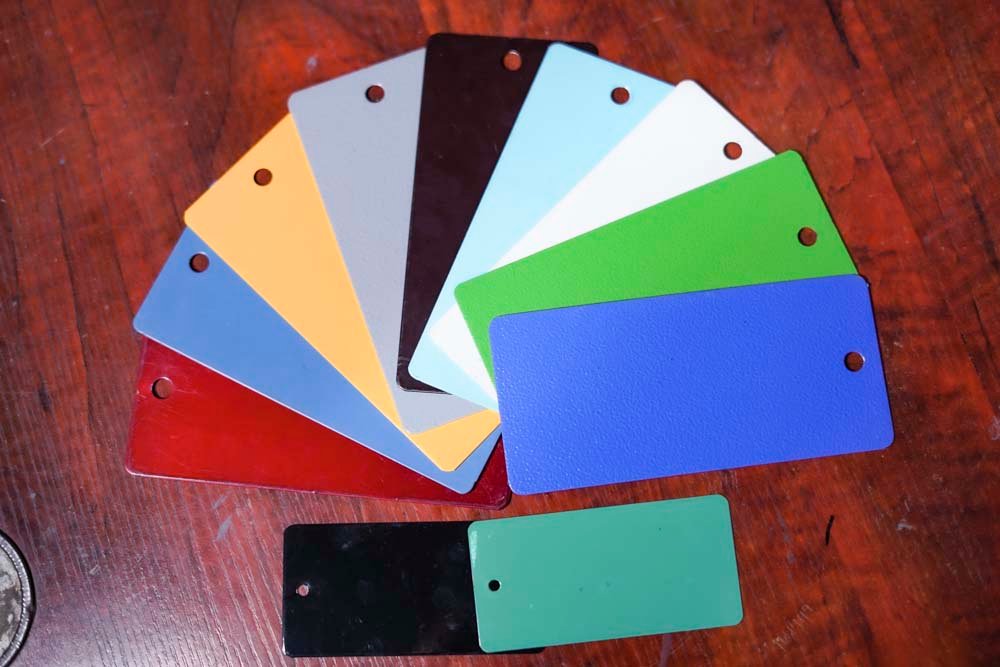 powder coating panels